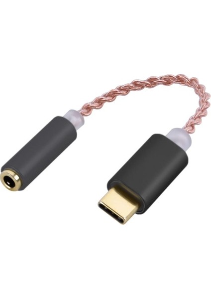 3.5 USB Tip C Ila 3.5mm Adaptör Uzatma Konektörü Kablosu Pc Dizüstü Bilgisayar Gri (Yurt Dışından) modelleri