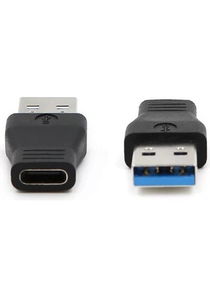Telefon Pc Ofis Ev USB Erkek USB Tipi C Kadın Dönüştürücü Adaptörü (Yurt Dışından)