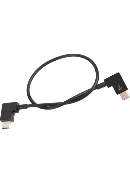 Dik Açı Usb-C Erkek Usb-C Erkek Veri Sync Kısa Kablo Uzatma Kablosu (Yurt Dışından)