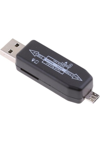 Android Beyaz Için Mikro USB Erkek - USB Kadın Adaptörü Otg Dönüştürücü Konektörü (Yurt Dışından)
