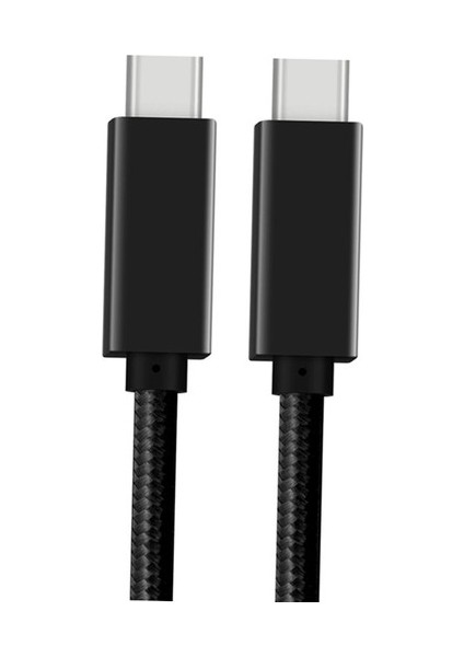 Örgülü Naylon Type-C-Type-C USB 3.1 Kablo 100W Pd 0.5 Metre (Yurt Dışından)