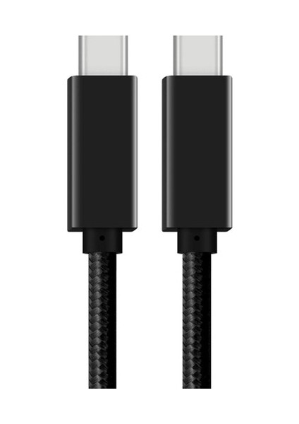 Örgülü Naylon Type-C-Type-C USB 3.1 Kablo 100W Pd 0.5 Metre (Yurt Dışından)