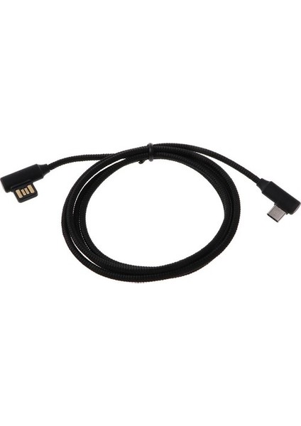 USB Tipi C USB 3.0 Kablo Hızlı Şarj Kablosu Telefon Bilgisayar Siyah Için (Yurt Dışından)