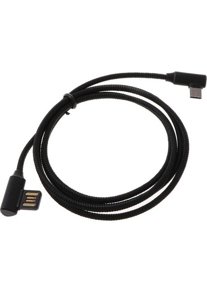 USB Tipi C USB 3.0 Kablo Hızlı Şarj Kablosu Telefon Bilgisayar Siyah Için (Yurt Dışından)