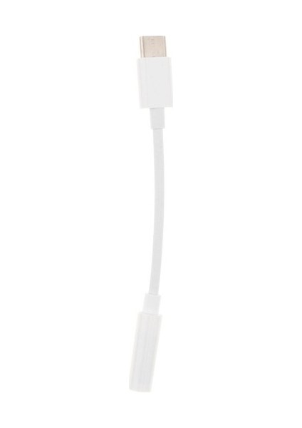 2 Parça Tip C Için 3.5mm Ses Kablosu Adaptörü Aux Kulaklık MacBook Için (Yurt Dışından)