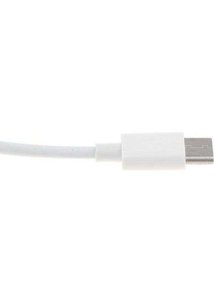 2 Parça Tip C Için 3.5mm Ses Kablosu Adaptörü Aux Kulaklık MacBook Için (Yurt Dışından)