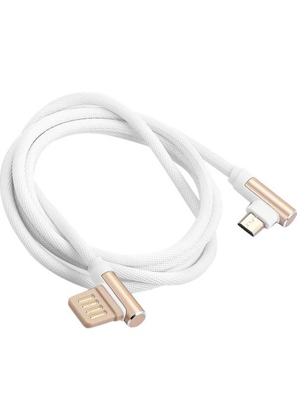 USB Cep Telefonu Şarj Veri Kablosu Beyaz (Yurt Dışından)