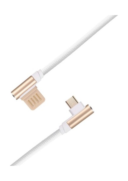 USB Cep Telefonu Şarj Veri Kablosu Beyaz (Yurt Dışından)