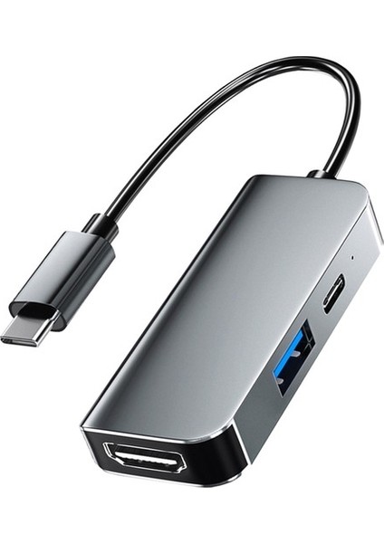 Hub Adaptörü USB 3.0 USB 3.0 Adaptörüne Aktarma 3, 1 Yerleştirme Istasyonu 4K 30Hz (Yurt Dışından)