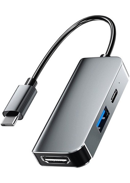 Hub Adaptörü USB 3.0 USB 3.0 Adaptörüne Aktarma 3, 1 Yerleştirme Istasyonu 4K 30Hz (Yurt Dışından)