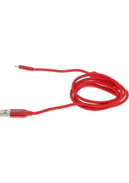USB Şarj Kablosu Kırmızı (Yurt Dışından)