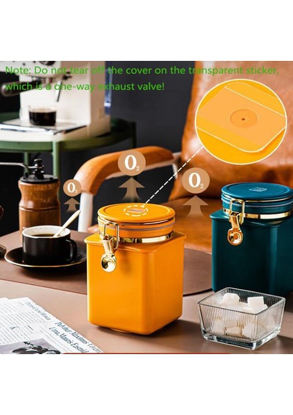 Kahve Kapları Çelik 1.1l Kahve Kavanozu Teneke Kutu (Yurt Dışından) indirimleri