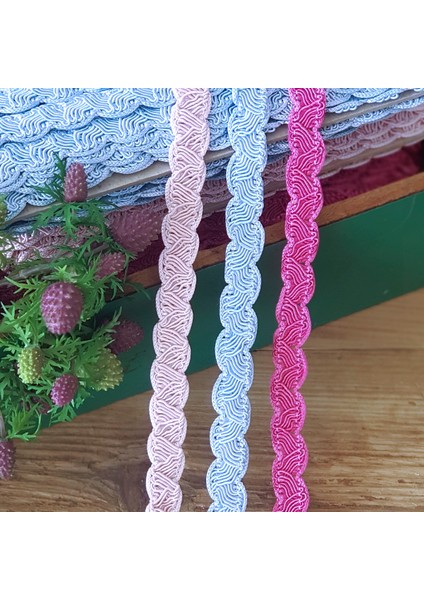 Dekoratif sutaşı şerit 1 metre - Mavi modelleri