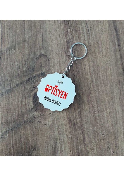 Kişiye Özel Optisyen Anahtarlık Optisyene Tıp Bayramı Hediyesi