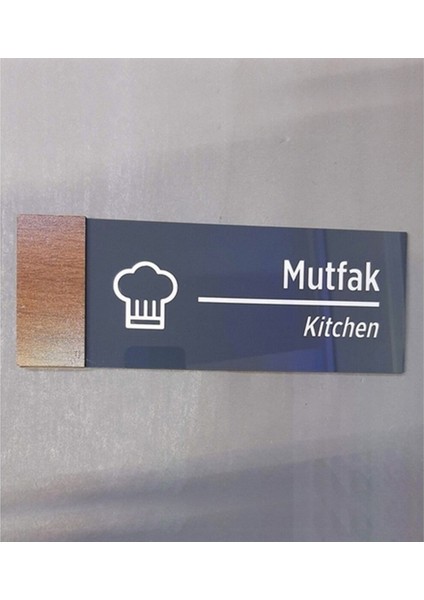 Smartad Wooden Serisi Mutfak Yönlendirme Tabelası Wsmuyt1