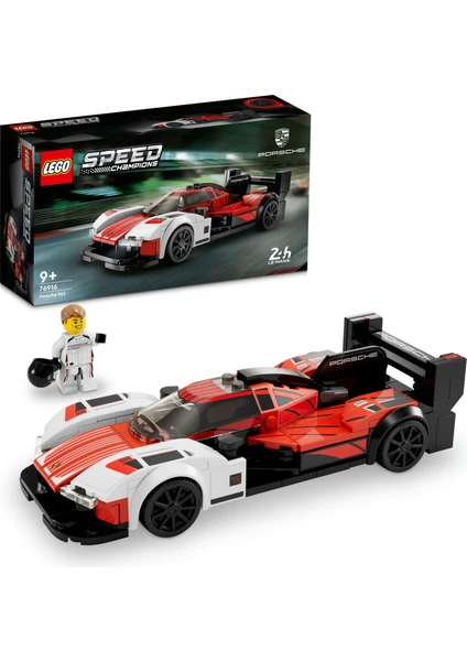 LEGO® Speed Champions Porsche 963 76916 - 9 Yaş ve Üzeri Çocuklar için Koleksiyonluk Araba Modeli İçeren Yaratıcı Oyuncak Yapım Seti (280 Parça)