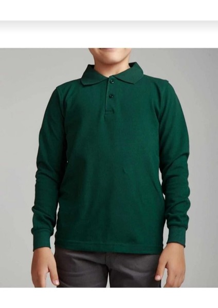 Çocuk Uzun Kollu Polo Yaka T-Shirt