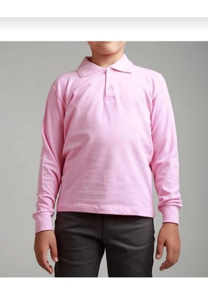 Çocuk Uzun Kollu Polo Yaka T-Shirt
