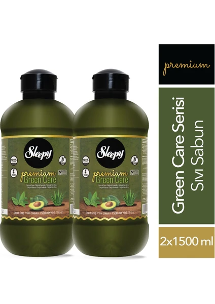 Premium Green Care Serisi Sıvı Sabun 2X1500 ml