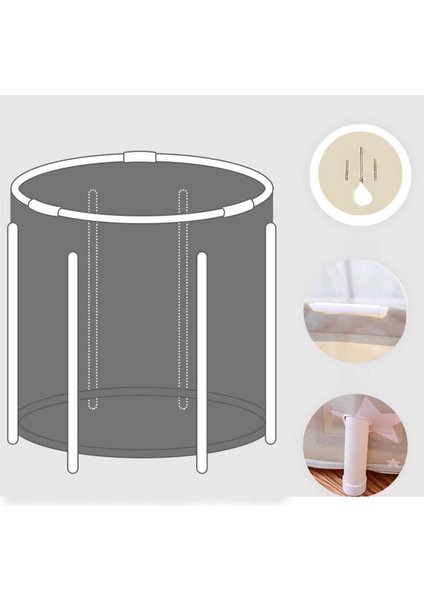 Parantez Banyo Varil Ev Katlanır Banyo Varil Iliklerine Varil (Yurt Dışından) fiyatları