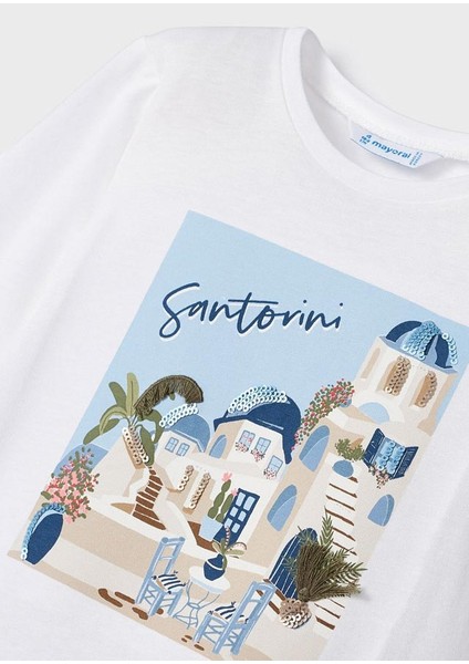 Kız Çocuk Uzun Kol Tokalı T-Shirt Beyaz 3072 modelleri