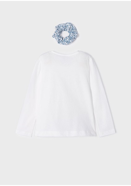 Kız Çocuk Uzun Kol Tokalı T-Shirt Beyaz 3072 fırsatları