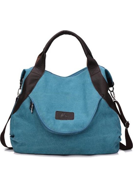 2023 Kadın Çantası Büyük Büyük Kapasiteli Kadın Casual Tote Çanta Kadın Omuzdan Askili Çanta Tuval Crossbody Bayan El Çantaları Alışveriş Çantası (Yurt Dışından)