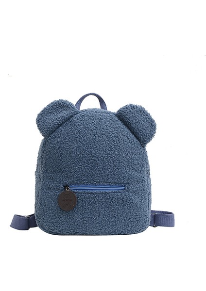 Moda Omuz Çantası Sırt Çantası Kız Karikatür Polar Sonbahar Ayı Şekilli Sırt Çantaları (Yurt Dışından)