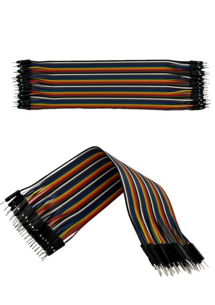 Elektronik Set Süper 3'lü 830 Pin Breadboard, 40'lı E-E Jumper ve Multimetre Ölçü Aleti 9V Pil Dahil modelleri