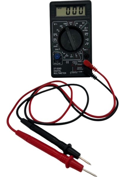 Elektronik Set Süper 3'lü 830 Pin Breadboard, 40'lı E-E Jumper ve Multimetre Ölçü Aleti 9V Pil Dahil fırsatları