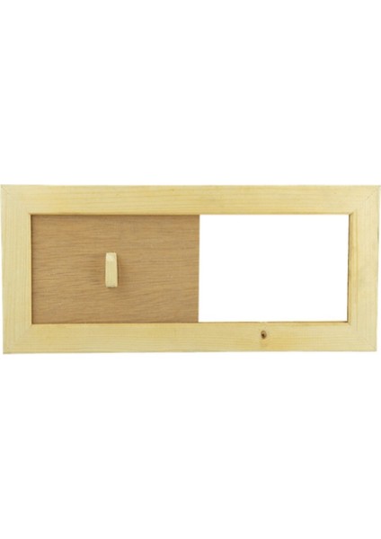 Sauna Ahşap Havalandırma Menfezi Klapeli-Toptancıyızbiz