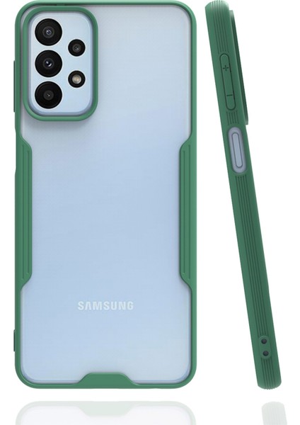 Samsung Galaxy A23 4g Kılıf Platin Silikon - Yeşil 300099