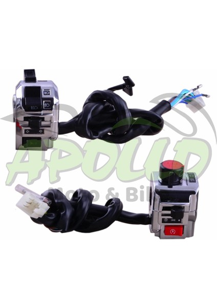 Sağ - Sol Kumanda Takım (Krom) Kt