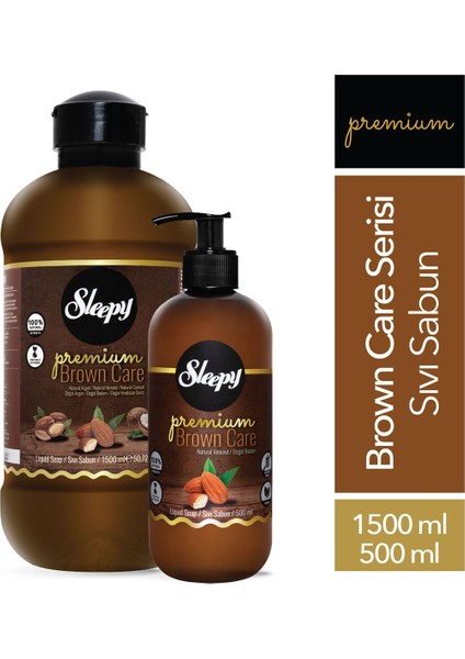 Premium Brown Care Serisi Sıvı Sabun 1500 ml + 500 ml