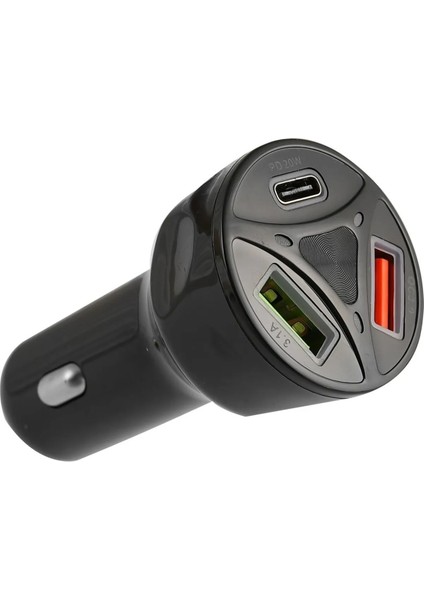 Araç Çakmaklık 2 USB+20W Pd Hızlı Şarj Destekli Çift Usb+Type-C Giriş 55W Power Quick Ciharge fırsatları