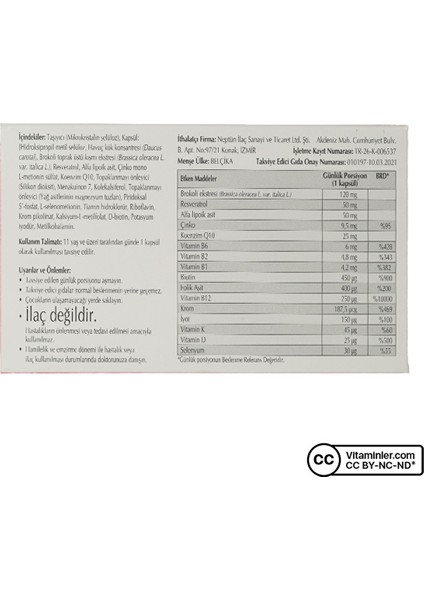 Neptun Multivitamin 30 Kapsül