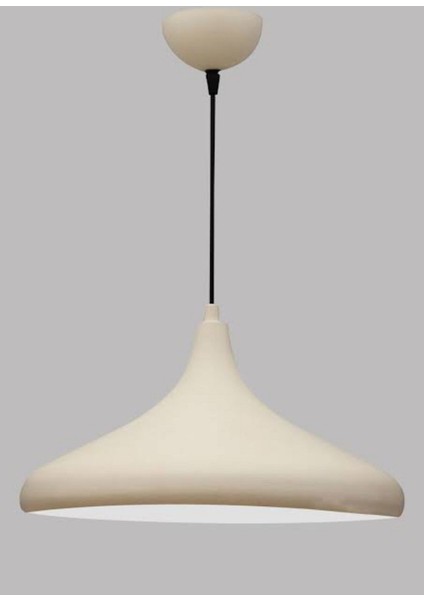 Mylights Modern Spor Beyaz Metal Sarkot Spor Sarkıt Mutfak Avize 35 cm