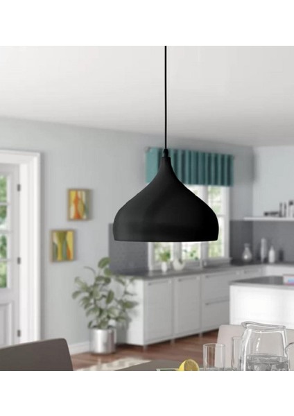 Mylights Mat Siyah Modern Spor Mutfak Avize Retro Avize