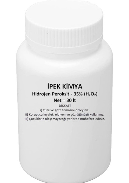 Ipek Kimya Hidrojen Peroksit|(%35)|30 Lt