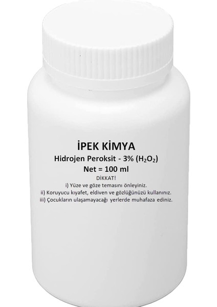 Ipek Kimya Hidrojen PEROKSİT|(%3)|100 ml