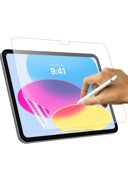 Ipad 10.9 2022 10.jenerasyon Pencil Destekli Kağıt Hissi Veren Mat Ekran Koruyucu AL3289