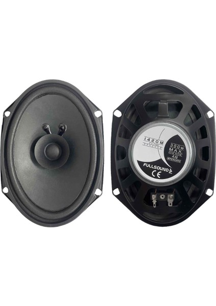 K-1420M 300 Watt 6"x 8" 2 Li Takım Oval Hoparlör