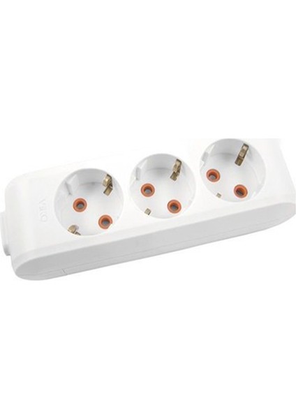 Üçlü Topraklı Priz Klemensli