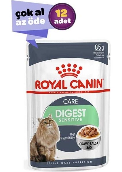 Hassasiyeti olan Kediler için Kedi Konservesi 12x85gr (12li)