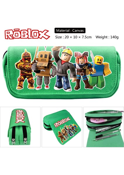 1 Adet Taşınabilir Roblox Su Geçirmez Kalem Çantası (Yurt Dışından)