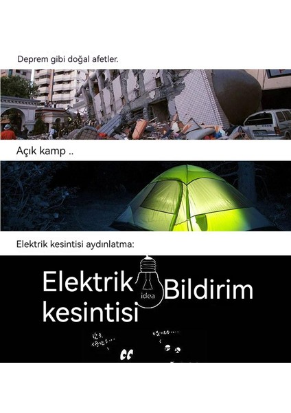 Güneş El Krank El Feneri Çok Fonksiyonlu Acil Alarm Sesi Acil Cep Telefonu Şarj (Yurt Dışından)