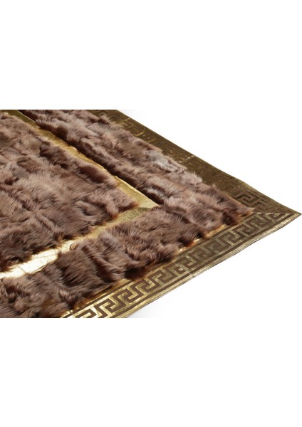 Gold Varaklı Kahverengi Toskana Halı 200 x 300 cm modelleri