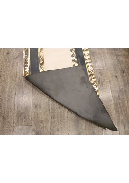Gold Varaklı Gri & Krem Peluş Halı 170 x 240 cm fırsatları