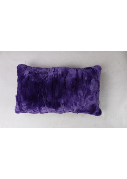 Mor Doğal Kürk Koltuk Şal Takımı Şal 50 x 180 Cm, Yastık 50 x 50 Cm, Bel Yastığı 35 x 60 cm fiyatları