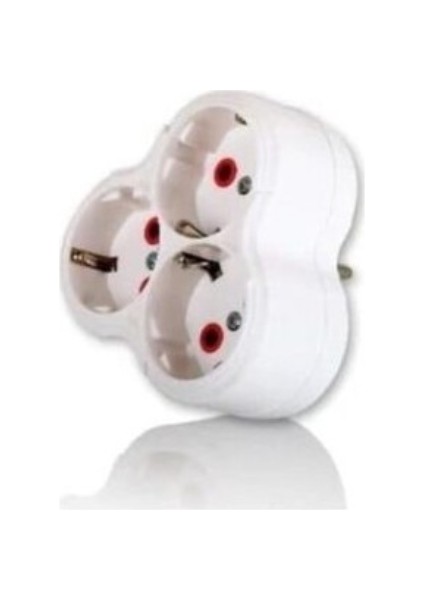 3'lü Yonca - Papatya Golyat Priz Çoğaltıcı 3 Lü Priz